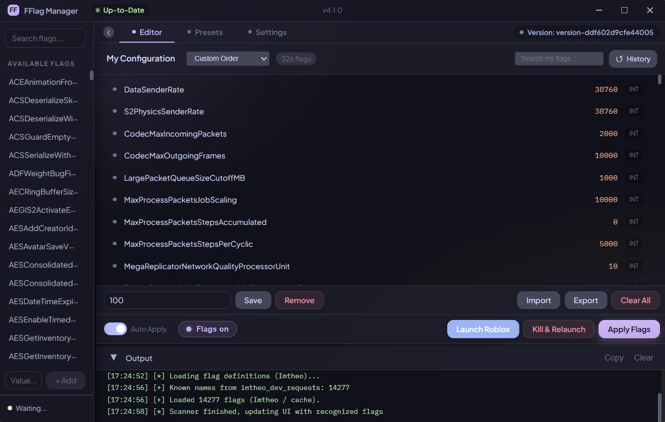 Mocha theme: a dark violet editor with lavender accents and rounded controls